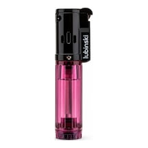 Lubinski Cigar Basic Slim Tek Torch Puro Çakmağı Mor