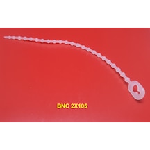 Boncuk Kablo Bağı Plastik Kelepçe 2x105 1.000 Adet
