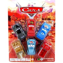 Oyuncak Şimşek Mcqueen Araba Seti 6'lı Çek Bırak Cars Oyuncak