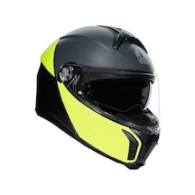 Agv Tourmodular Multi Balanca Çene Açılır Kask Sarı - Mat Siyah