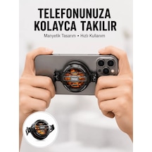 Telefon Soğutucu Led Işık Efektli Power Aparatlı Sessiz Ve Taşınabilir Model Yeni Nesil Mh-hs9098-9574