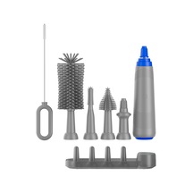 Wezone Otomatik Biberon Temizleme Fırçası Seti - Şarj Edilebilir, 7 Si 1 Arada, Su Geçirmez, Bebek Ve Mutfak İçin İdeal