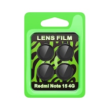 Xiaomi Redmi Note 15 4g Uyumlu Raze Metal Kamera Lens - Siyah