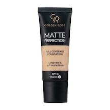 Matte Perfection Full Coverage Foundation - Warm 01 - Yoğun Kapatıcı Mat Fondöten 0
