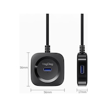 4 Portlu Type-c To Usb 3.0 Çoklayıcı Hub