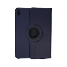 Mey İthalat Apple Uyumlu iPad 2025 10.9 10.nesil A16 Kılıf 360 Tablet Deri Kılıf - Lacivert Arka Kapak