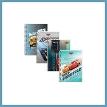 Bezos K.color Cars A6 Metalize Bloknot 1 Adet Mbt06 Çok Renkli