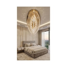 Avize Elips 60 Lık Gold Altın Altın