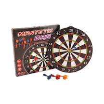 Kutulu Manyetik Eğitici Aile Dart Oyunu 33X33 Cm 3 Adet Ok Dahil