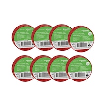 Schneider 8li Kırmızı PVC İzolasyon Bandı 20mt*19mm 2420100-8