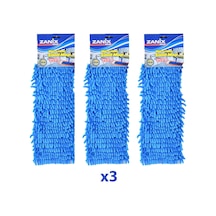 Zanix Mikrofiber Islak Kuru Nemli Makarna Şönil Palet Tablet Mop Yedeği - 50 Cm. - 3 Adet