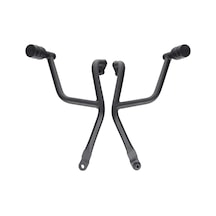 GP Kompozit  Husqvarna Svartpilen 125 / 250 2020-2023 Uyumlu Motor Koruma Demiri Siyah