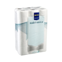 Metro Professıonal Kağıt Havlu 12'li X 2, 2 Katlı, %100 Selüloz, 640g Tarı