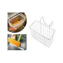 Hfambition Stoksel Paslanmaz Çelik Mutfak Lavabo Organizer - Sponge, Fırça, Sabun Tutucu, Su Akışlı Tasarım, Örtümsüz Taban, Ev & Duşta Kullanım Diğer