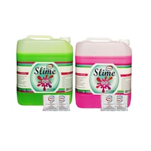 Lansy Zıp Zıp Şaka Hamuru 2 Renk Yeşil 5 Kg + Pembe 5 Kg + Boraks