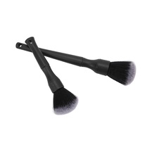 Moveevo 2 Adet Otomobil Detay Fırçası - İç Ve Dış Temizliği, Boşluklar Ve Zarf Noktaları İçin Dayanıklı Nilon Fiber + Abs Malzeme