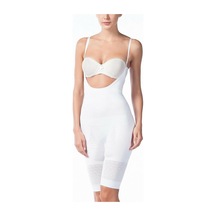 Miss Fit 1 Beden Küçülten Göğüs Altı Ayar Askılı Korse Beyaz M-L Çok Renkli