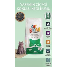Cat Boom Yasemin Kokulu İnce Taneli Bentonit Topaklanan Kedi Kumu 20 L