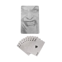 Silver Joker iskambil Kağıdı Plastik Su Geçirmez Oyun Kağıdı Cin884slv