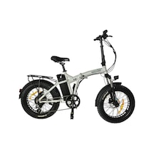 Roxform R-300 Elektrikli Katlanabilir Bisiklet 13ah Shimano Altus Hidrolik Fren Alüminyum Kadro Beyaz
