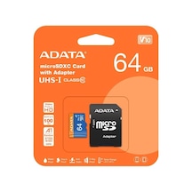 Adata Sd Microsd Card 64gb Sdxc Uhs-ı Class 10 Ada Perakende