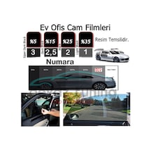 Cam Filmi Amerikan Çizilmez 100 Cm X 60 Mt. Light Black