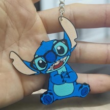 Stitch Sevgi Sevimli Figür Karakter Anahtarlık Çok Renkli