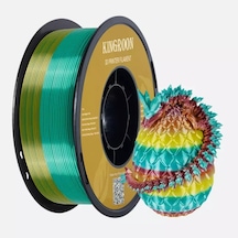 Kingroon Rainbow Pla Silk Gökkuşağı Makron Filament 1.75 Mm 1000gr