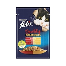 Tr Çifte Lezzet Yaş Kedi Maması, Sığır & Tavuklu, 85 G