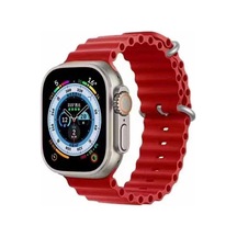 Watch 42mm Uyumlu Krd-75 Uyumlu Frm Kordon Kırmızı