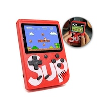 Sup Taşınabilir Video Oyun Konsolu 3" 400 Oyunlu Mini Atari Gameboy Kırmızı