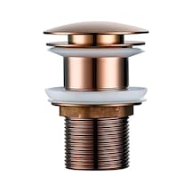 Çıkışsız Mat Rose Gold Pop-up Lavabo Süzgeci
