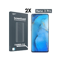 Gor Oppo Reno 3 Pro 3d Kavisli Full Ekran Koruyucu 2 Adet Set- 5775