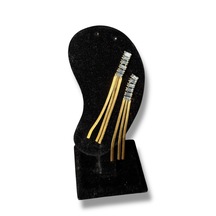 Sallantılı Taşlı Şık Hafif Çelik Küpe