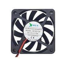 Xmer 60X60X10Mm 12V 0.15A 2 Kablolu Fan