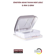 Einstein 40 X 40 Tavan Heki Ledli Sineklik Güneşlik Dahil Yatek Beyaz