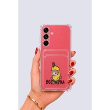 Samsung Galaxy Uyumlu S25 Kartlıklı Boş Yapma Desenli Kılıf