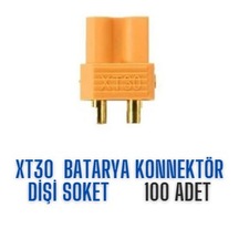Xt30 Batarya Konnektör Dişi Soket 100 Adet