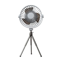 Unimarket Taşınabilir Tripodlu Şarjlı Işıklı Kumandalı Masa Vantilatörü
