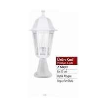 Zerpa Altıgen Set Üstü Armatür Beyaz Çok Renkli