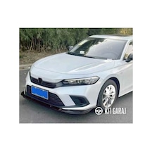 Kit Garaj Honda Civic Fe 2022 3 Parça Ön Lip Plastik 2022+ Boyalı