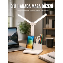 Ayarlanabilir Açıya Sahip Masa Lambası Kademeli Işık Seviyesi, Modern Ve Kompakt Tasarım Yeni Nesil - Lisinya