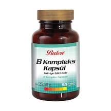 Balen B Vitamin Kompleksi 425 Mg 60 Kapsül (B1 B2 B3 B5 B6 B12)