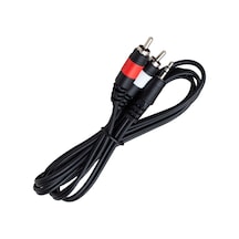 Powermaster Pm-4283 2 Rca Erkek + 3.5 Mm Stereo Erkek 1.5 Metre 1