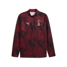 Gsstore Galatasaray Puma A Takım 1/4 Fermuarlı Uzun Kollu Antrenman Üst 78290103 Kırmızı