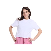 Sportive Ube Kadın Beyaz Günlük Stil T-shirt 25yk015-byz 1710494 Beyaz