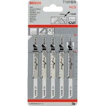 Bosch T 101 BR Clean For Wood 5'li Dekupaj Testeresi Bıçağı - 2608630014