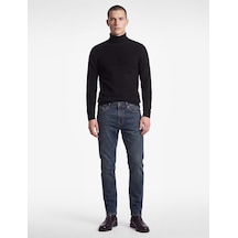 Koton Pamuklu Cepli Normal Bel Slim Fit Jean Pantolon - Brad Jean Petrol 7wam40436nd