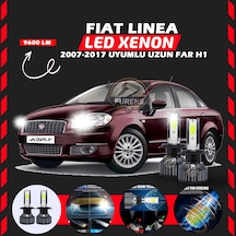 Fiat Linea 2007-2017 Uzun Far Uyumlu Şimşek Etkili Led Xenon Pro Series H1