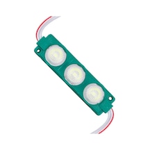 12 Volt 3 Watt Yeşil Led Modül - 74x20 Mm - 3030 Çip